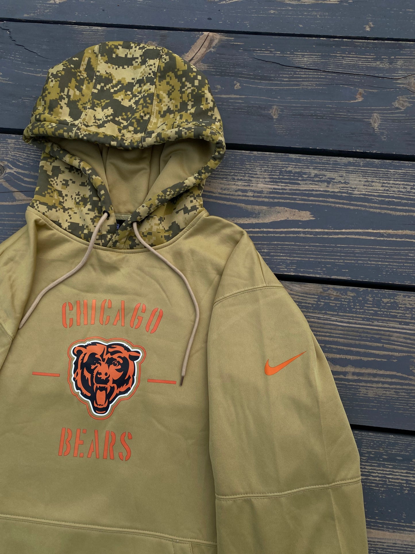 Brown Camo “Salute To Service” Hoodie