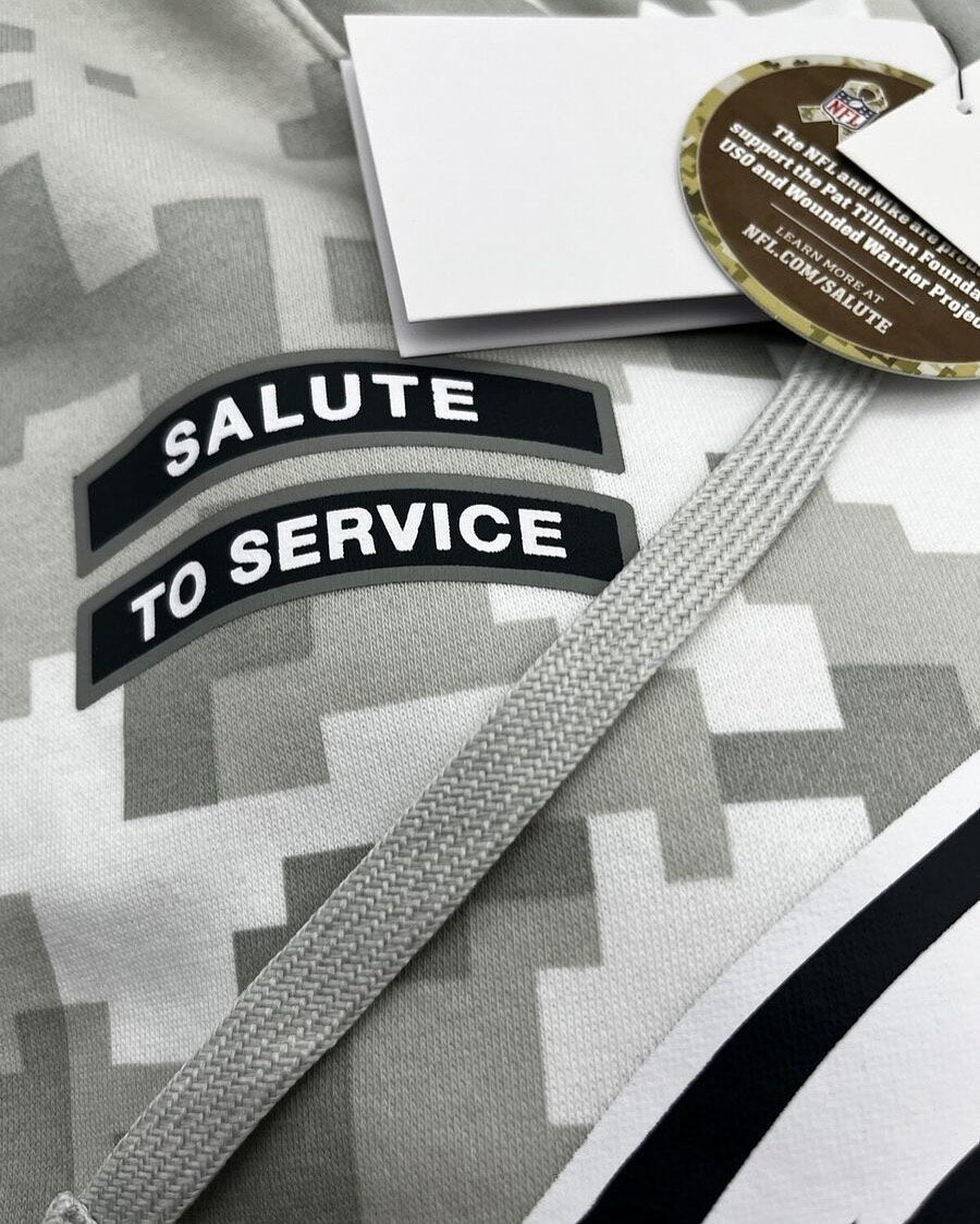 Arctic Camo “Salute To Service” Pull-Over Hoodie
