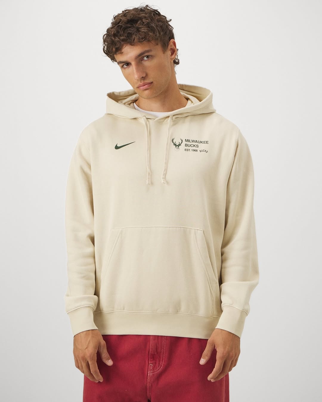 Milwaukee Bucks Oatmeal “Courtside Club” Hoodie