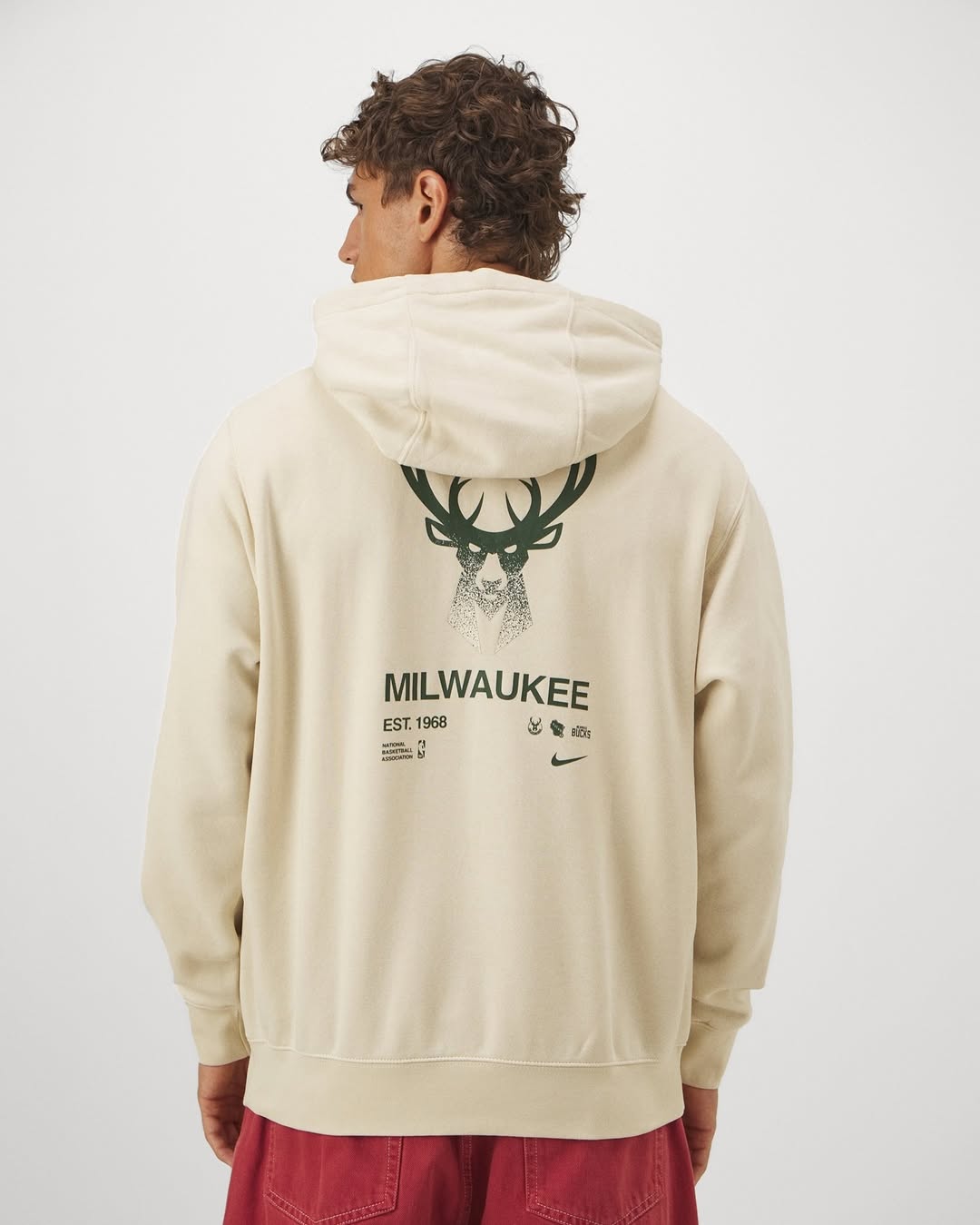 Milwaukee Bucks Oatmeal “Courtside Club” Hoodie
