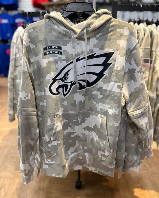 Arctic Camo “Salute To Service” Pull-Over Hoodie