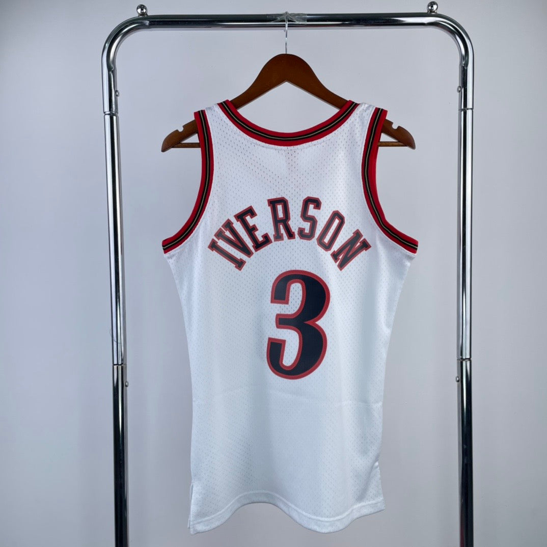 Allen Iverson Philadelphia 76ers White