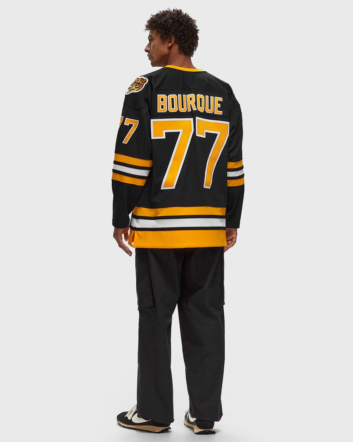 Black Boston Bruins Home Jersey