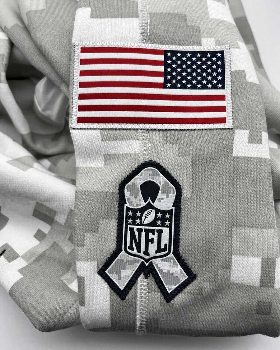 Arctic Camo “Salute To Service” Pull-Over Hoodie