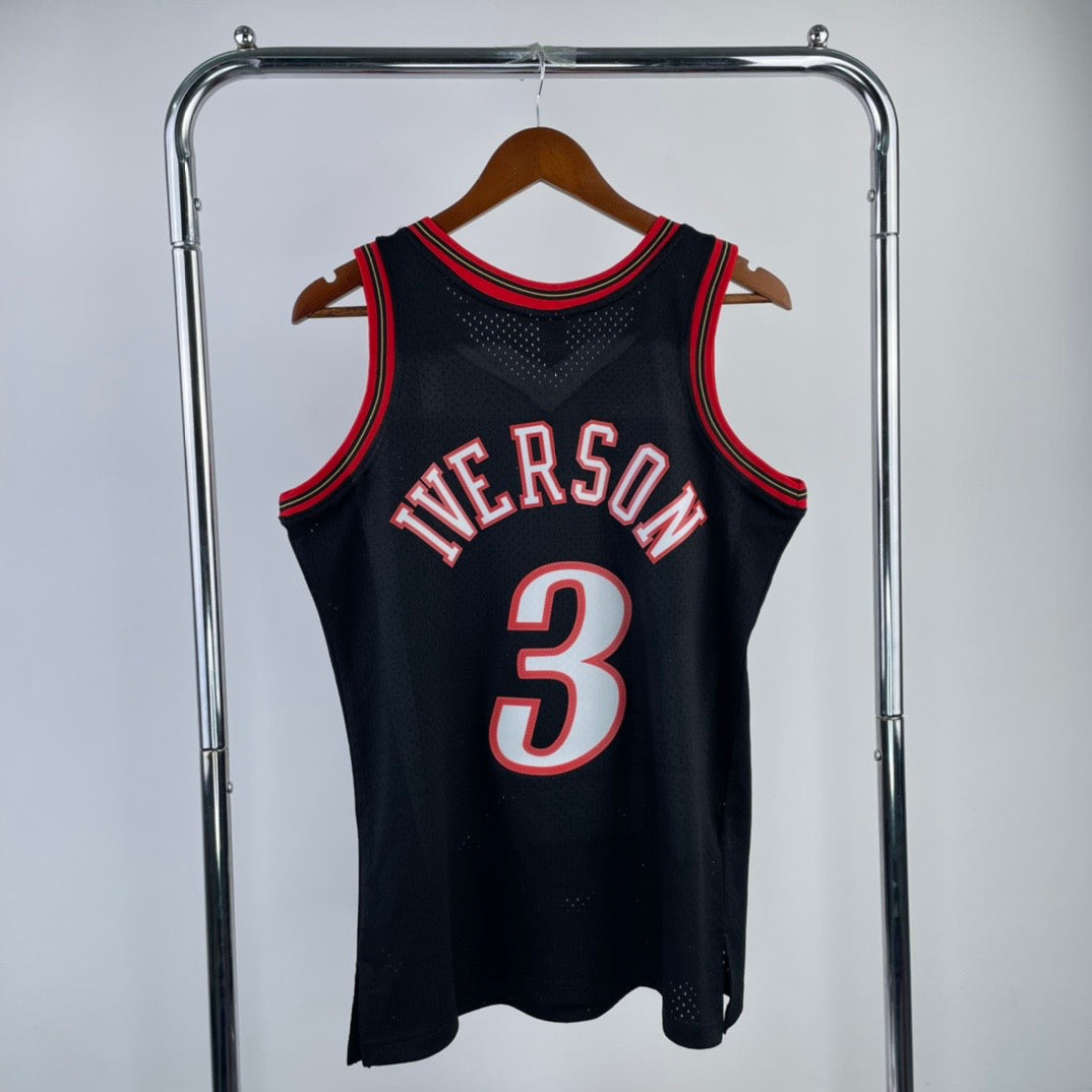 Allen Iverson Philadelphia 76ers Black