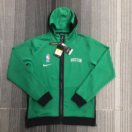 Kelly Green Boston Celtics Full-Zip Hoodie